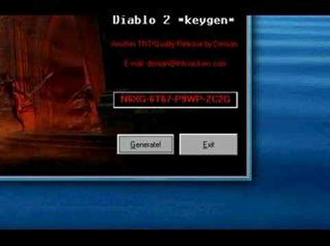 diablo 2 free 26 character cd key